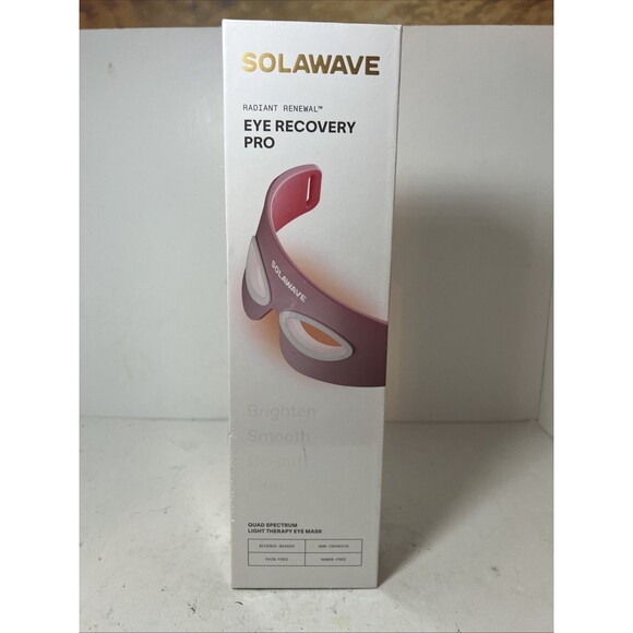 SOLAWAVE Radiant Renewal EYE RECOVERY PRO EYE MASK Sealed Brand New - Picture 1 of 5